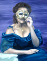 Woman with Mask