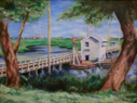 Sunset Beach Pontoon Bridge